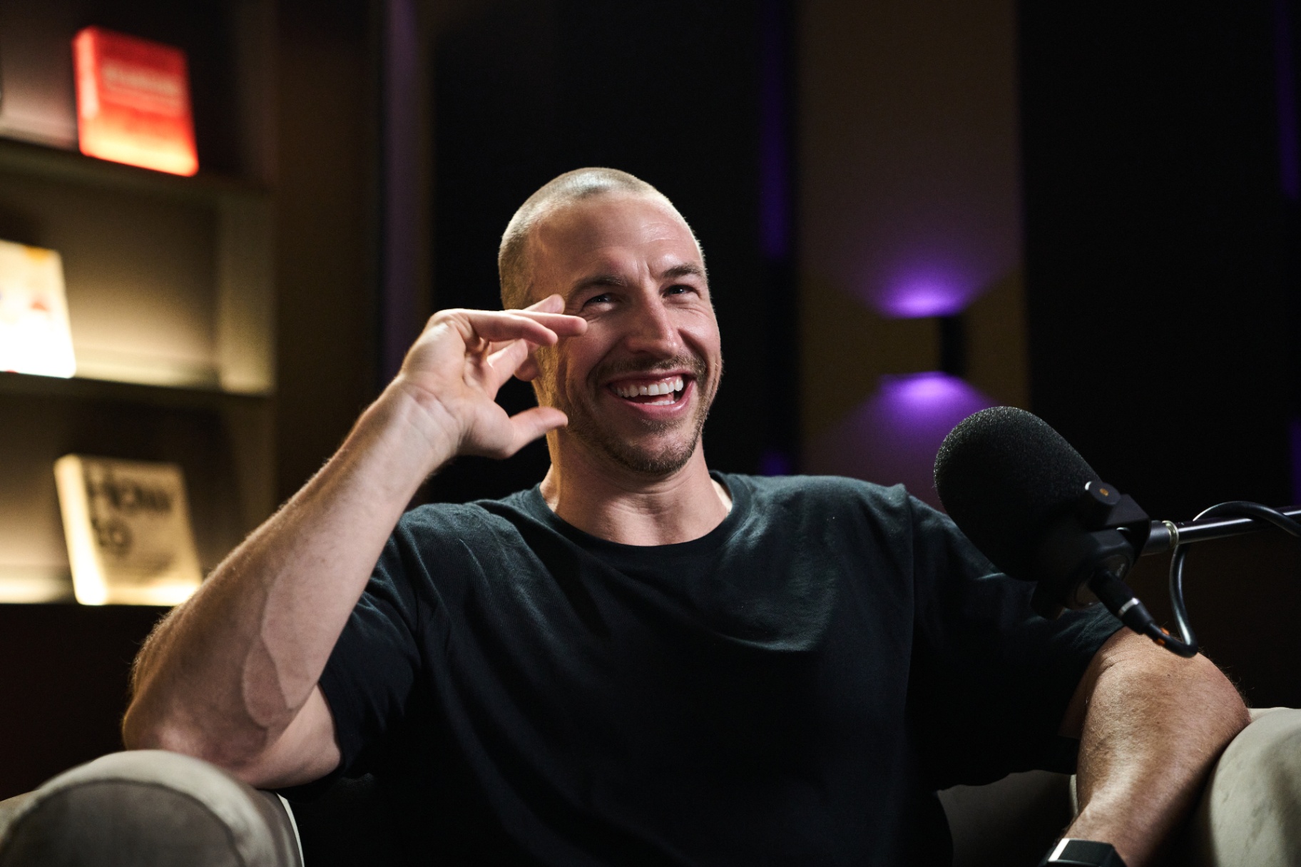 Jonno laughing